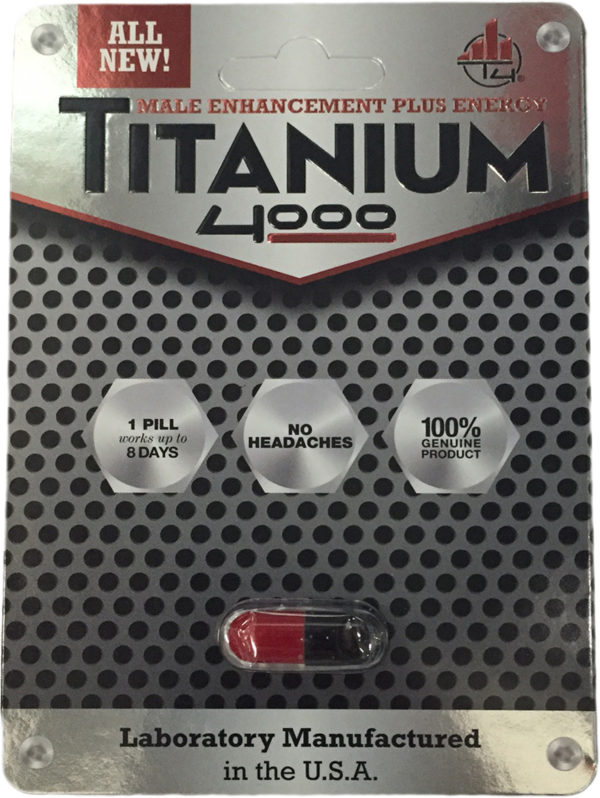 Titanium 4000 Natural Male Sex Enhancer Plus Energy Pill