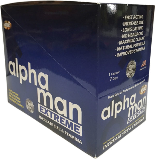 Alpha Man Extreme Male Sexual Performance Enhancement (Box of 30 Pills)
