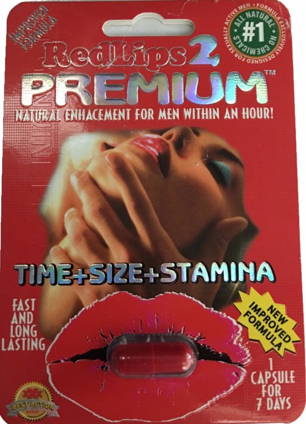 RedLips 2 Premium Male Sexual Enhancer Pill