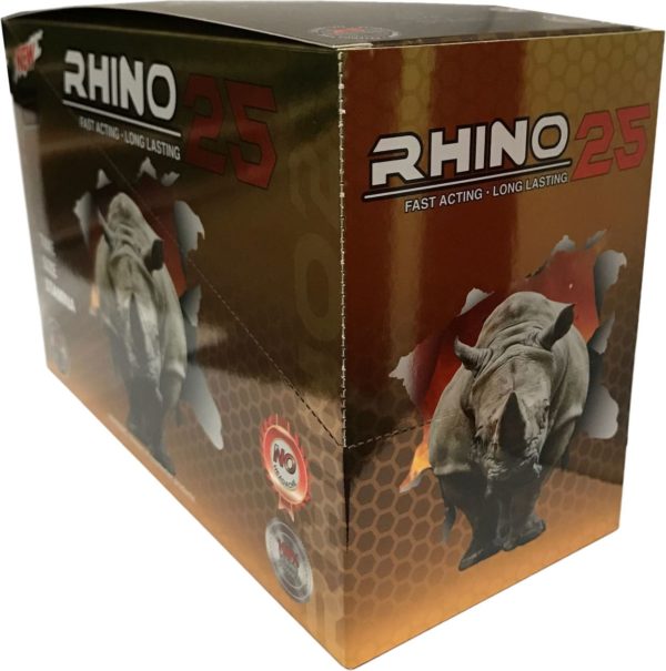 Rhino 25 Male Sexual Enhancement Pill (Box of 30 Pills)
