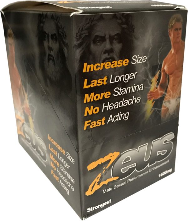 Zeus Male Sexual Enhancement Pill (Box of 30 Pills)