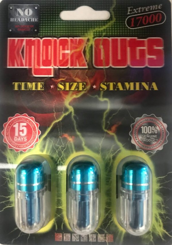 Knock Outs 17000 Extreme Male Sexual Enhancement Pills