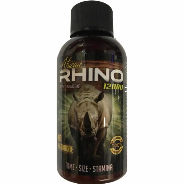 African Rhino 12000 Sexual Enhancement Drink Bottle