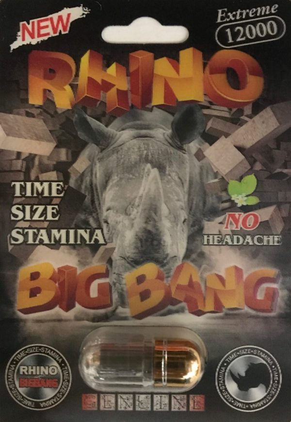 Rhino Big Bang Extreme Men Sexual Supplement Enhancement Pill