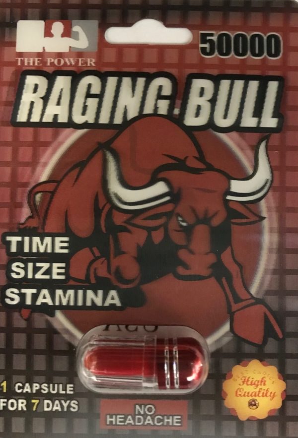 Raging Bull 50000 Men Sexual Supplement Enhancement Pill