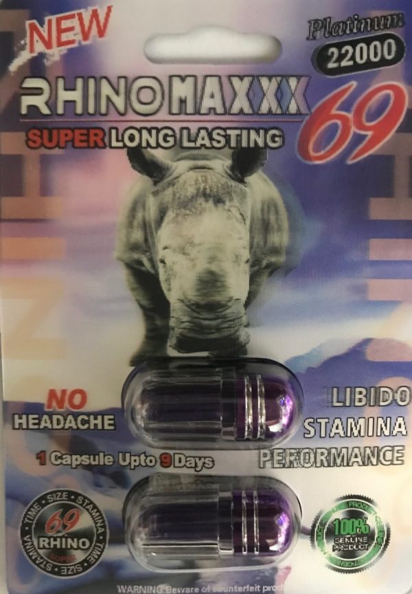 RhinoMAXXX 69 Platinum 22000 Men Sexual Supplement Enhancement Pill