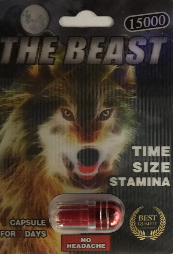 The Beast 15000 Men Sexual Supplement Enhancement Pill
