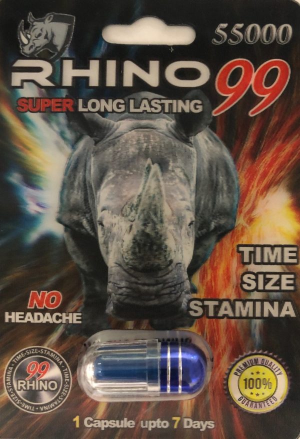 Rhino 99 55000 Extreme Men Sexual Supplement Enhancement Pill