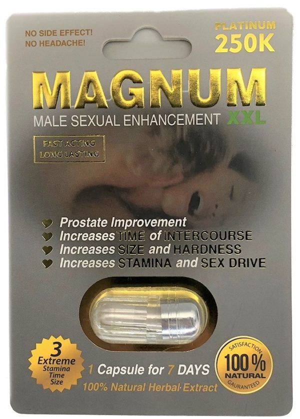 Magnum 250K XXL Platinum Male Sexual Supplement Enhancement Pill