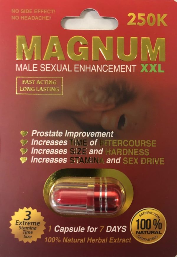 Magnum 250K RED XXL Sexual Supplement Enhancement Pill