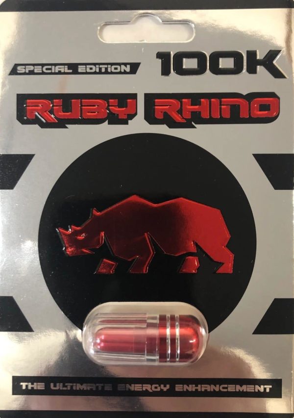 Ruby Rhino 100K Men Sexual Supplement Enhancement Pill