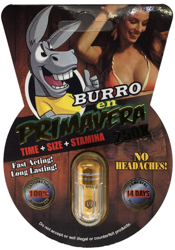Burro en Primavera 250K Male Sexual Enhancement Pill