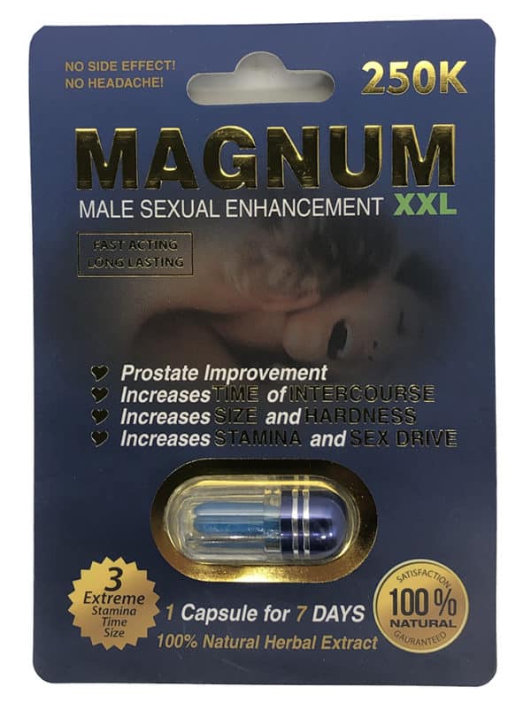 Magnum 250K BLUE XXL Sexual Supplement Enhancement Pill