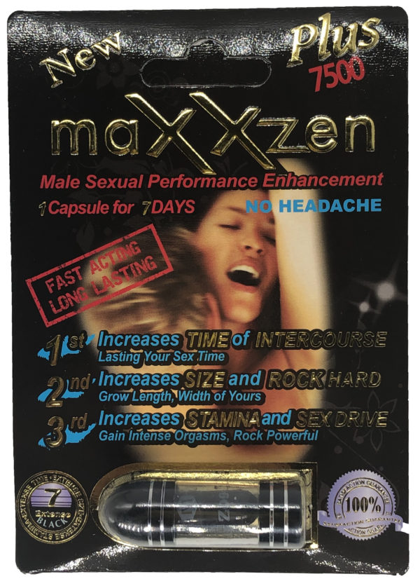 Maxxzen NEW Plus 7500 Male Sexual Enhancement Pill