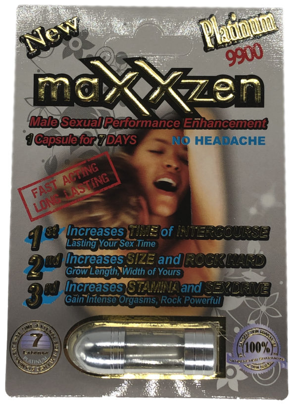 Maxxzen NEW Platinum 9900 Male Sexual Enhancement Pill