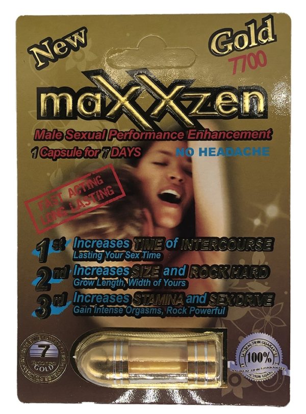Maxxzen NEW Gold 7700 Male Sexual Enhancement Pill