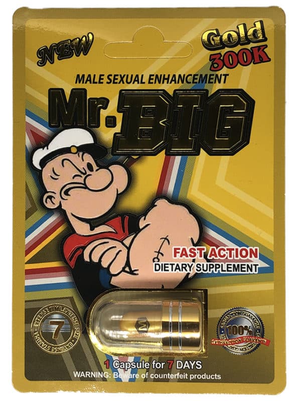 Mr. Big Gold 300k Male Sexual Performance Enhancement Pill