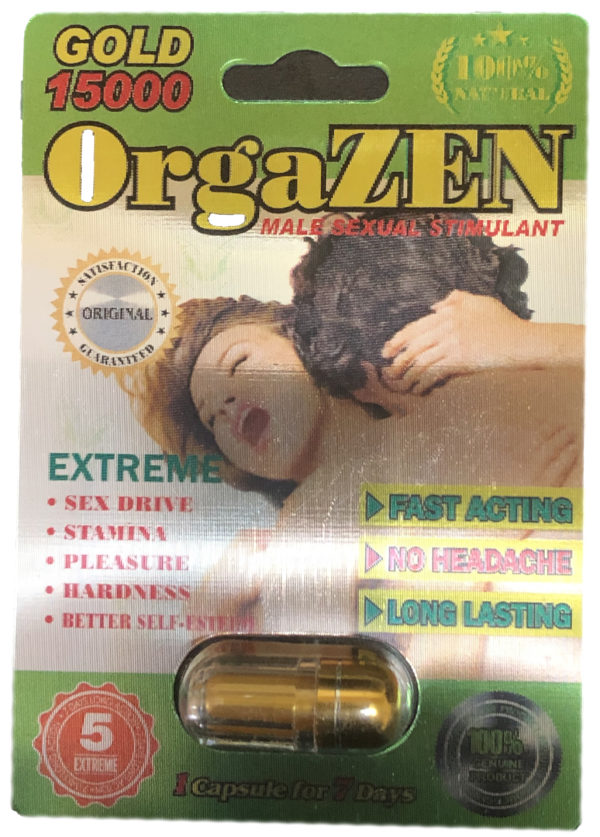OrgaZEN 15000 Gold Male Sexual Performance Enhancement Pill (Copy)