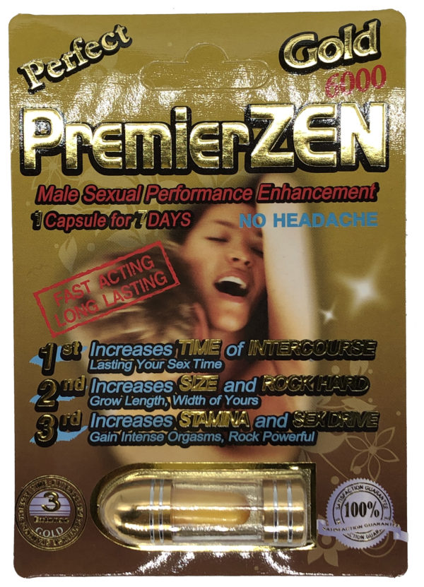 PremierZEN PERFECT Gold 6000 Male Sexual Enhancement Pill