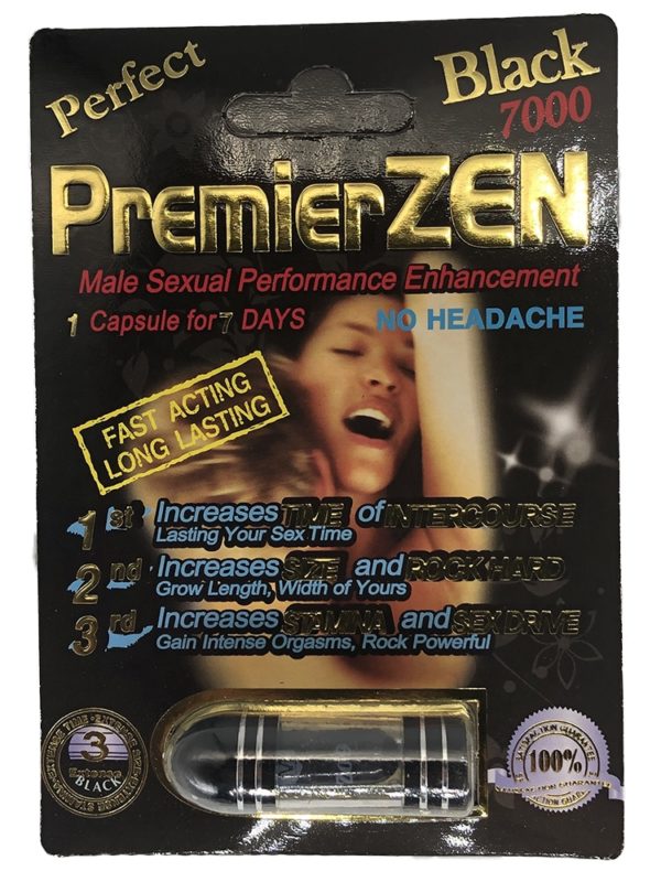 PremierZEN PERFECT Black 7000 Male Sexual Enhancement Pill