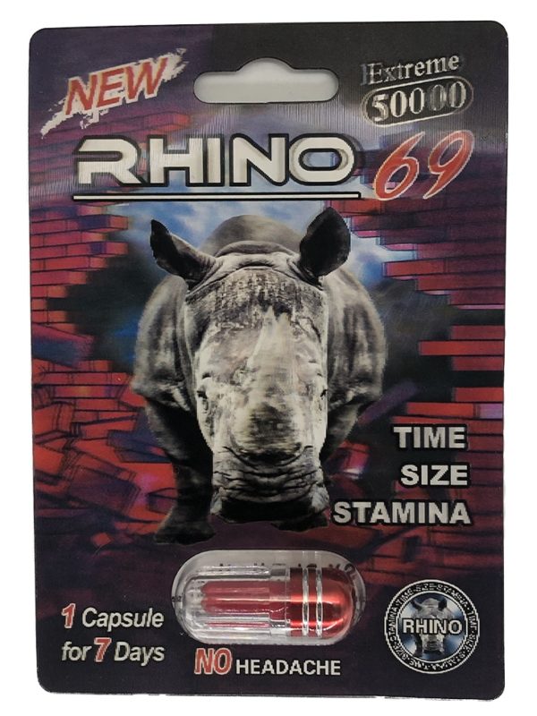 Rhino 69 Extreme 500000 Men Sexual Supplement Enhancement Pill
