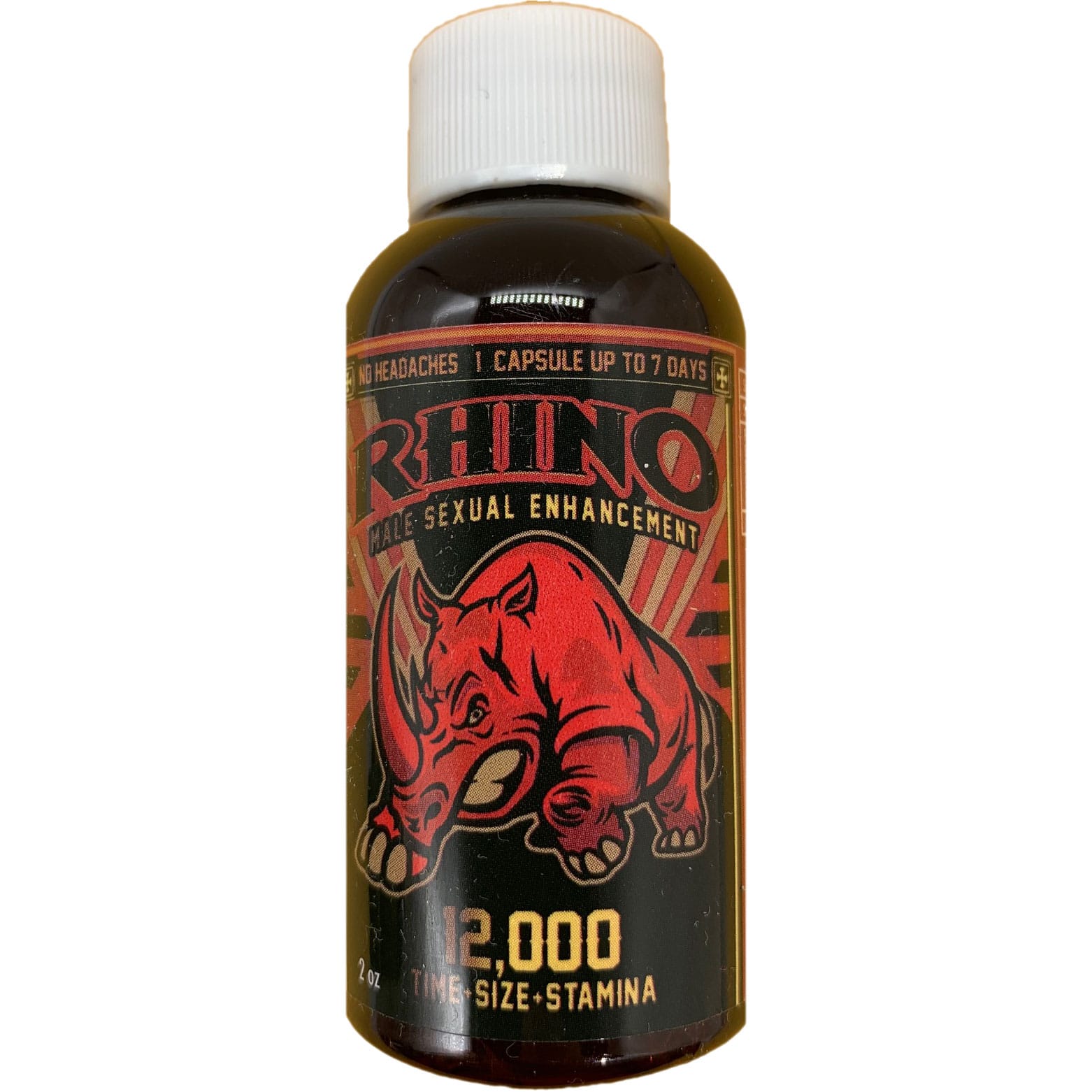 Rhino 12000 Sexual Enhancement Drink Bottle - Rhino Platinum.