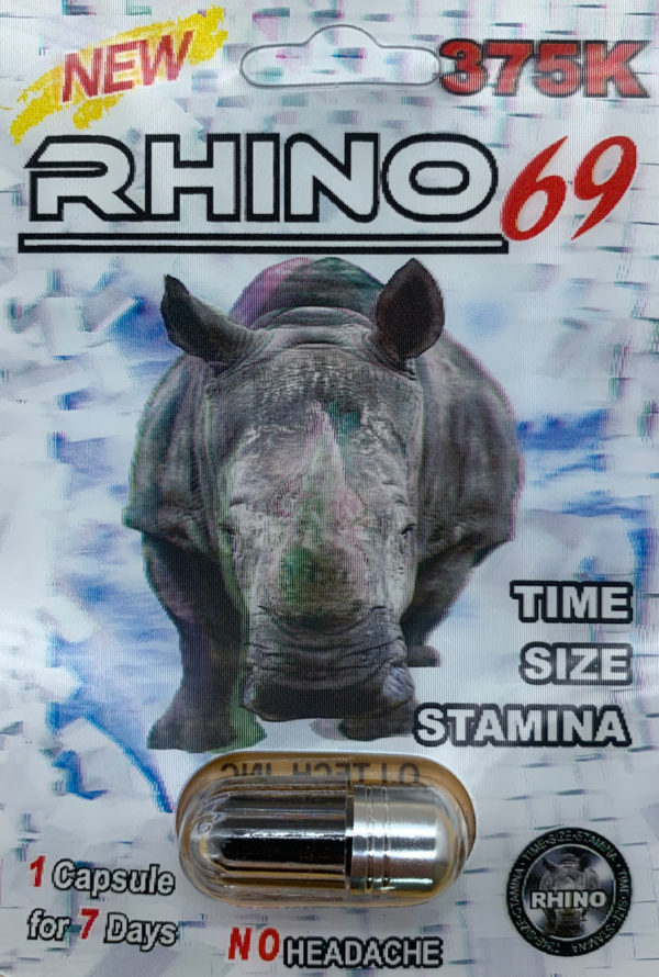 Rhino 69 375K Men Sexual Supplement Enhancement Pill