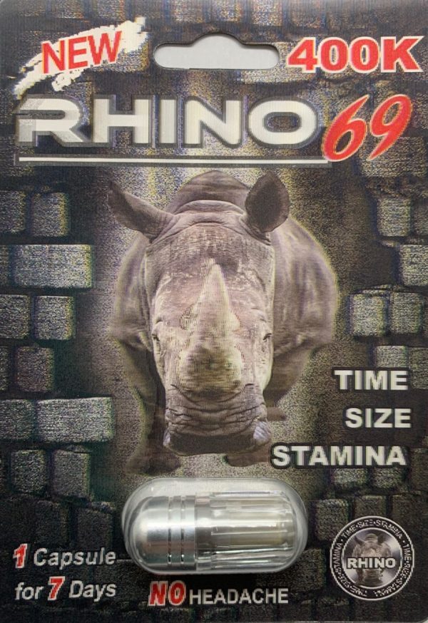 Rhino 69 400K Men Sexual Supplement Enhancement Pill