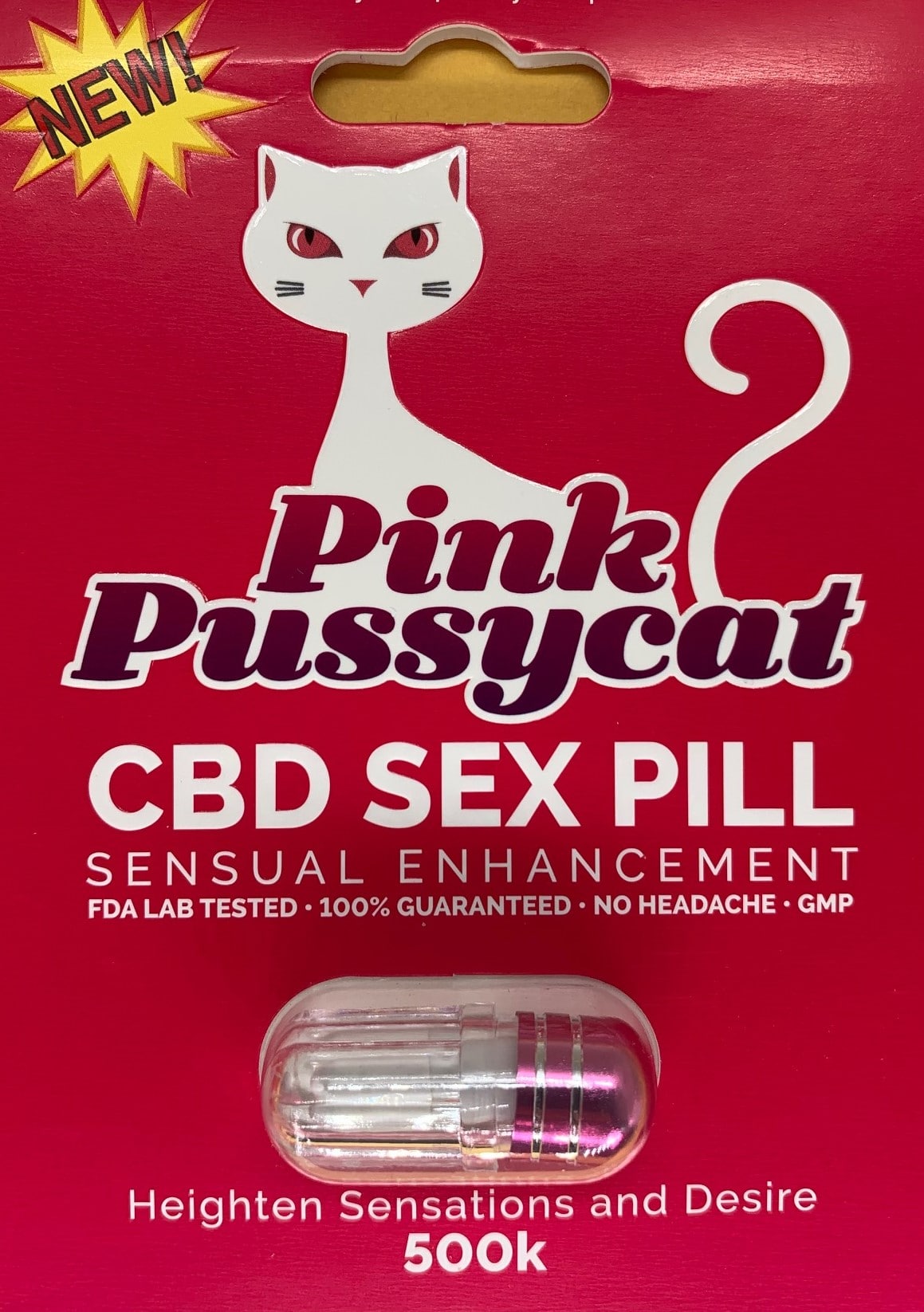 Pink Pussycat CBD Men Sexual Supplement Enhancement Pill Rhino Platinum