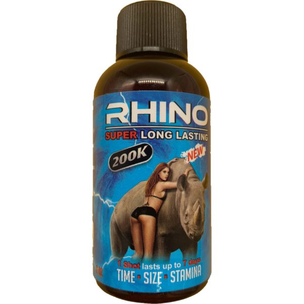 Rhino 200K Sexual Enhancement Drink Bottle