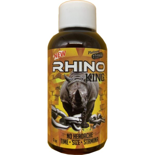 Rhino King 12000 Sexual Enhancement Drink Bottle