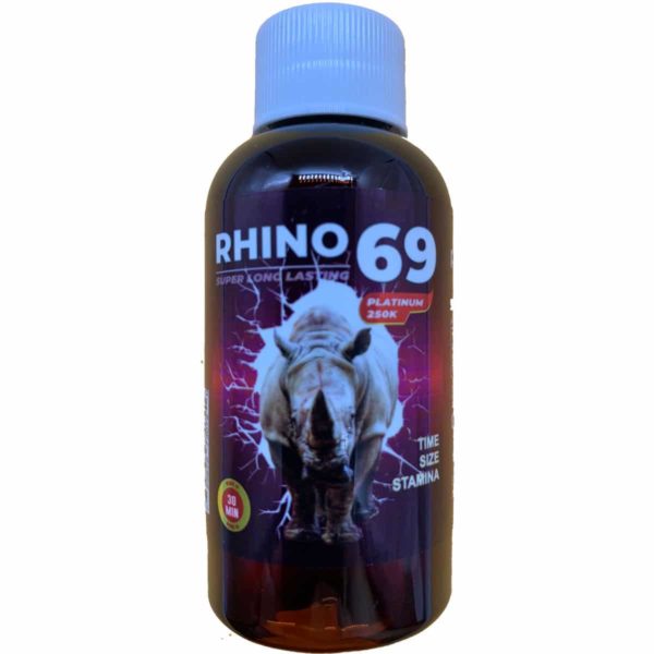 Rhino 69 250K Platinum Sexual Enhancement Drink Bottle