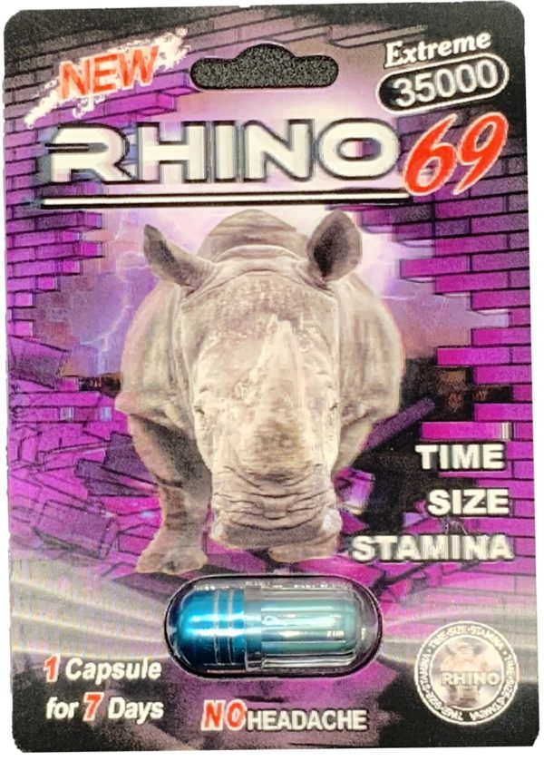 Rhino 69 Extreme 35000 Men Sexual Supplement Enhancement Pill