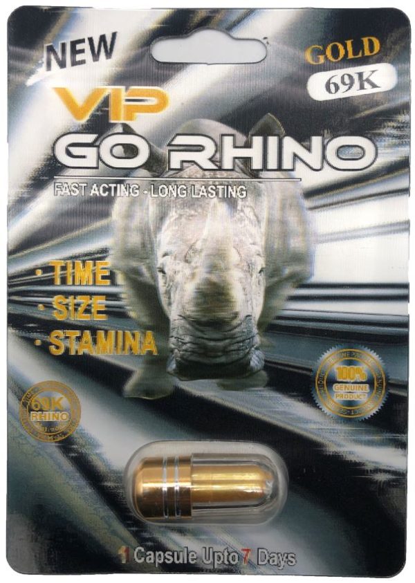 VP GO Rhino Gold 69K Men Sexual Supplement Enhancement Pill