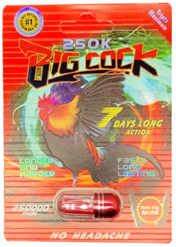Big Cock 250K Male Sexual Supplement Enhancement Pill