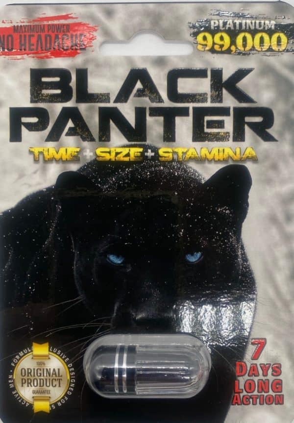Black Panther 99000 Men Sexual Supplement Enhancement Pill