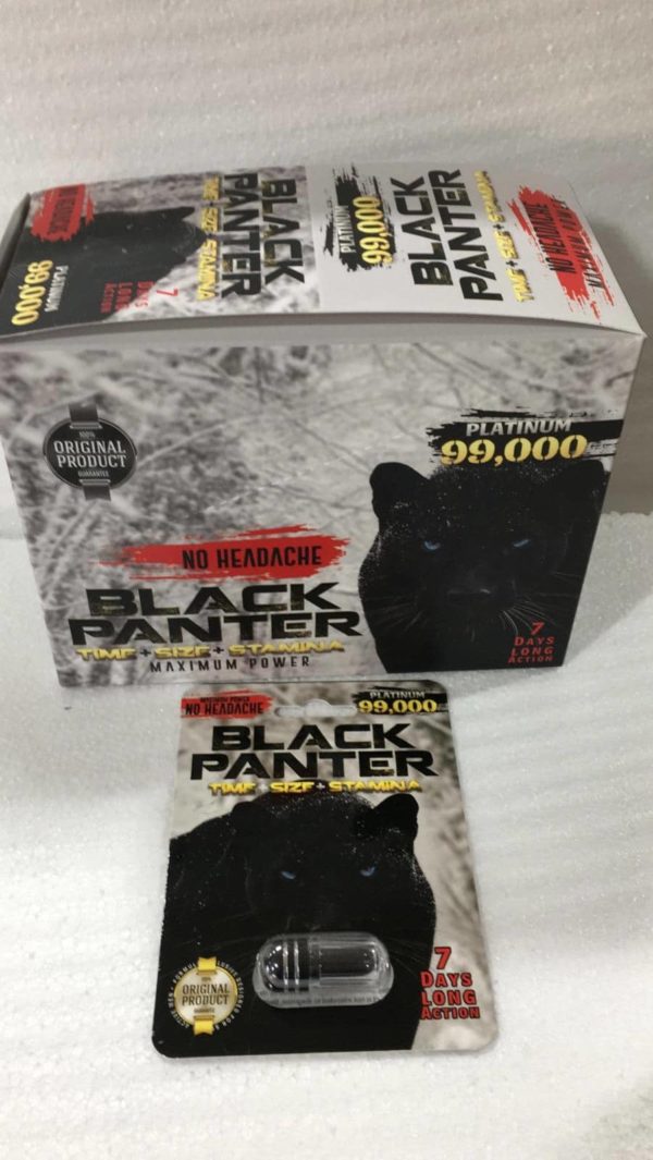 Black Panther 99000 Platinum Sexual Enhancement Pill (Box of 30 Pills)
