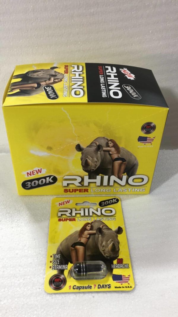 Rhino 300K Platinum Male Sexual Enhancement Pill (Box of 30 Pills)