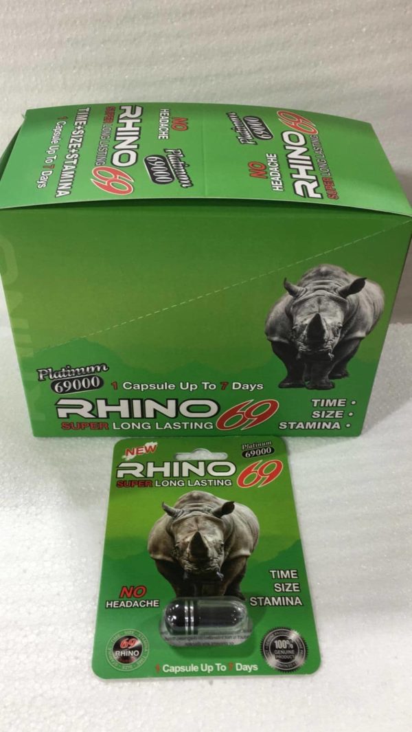 Rhino 69 Male Super Long Lasting Sexual Enhancement Pill (Box of 30 Pills)