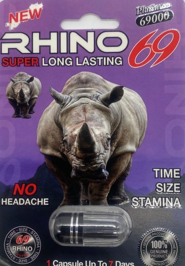 Rhino Super Long Lasting 69 Men Sexual Supplement Enhancement Pill