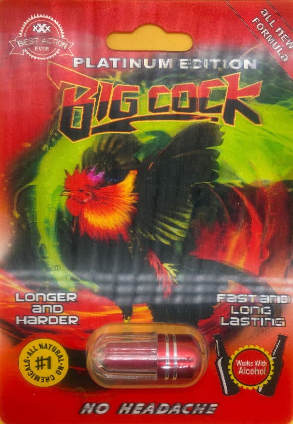 Big Cock Platinum Edition Men Sexual Supplement Enhancement Pill