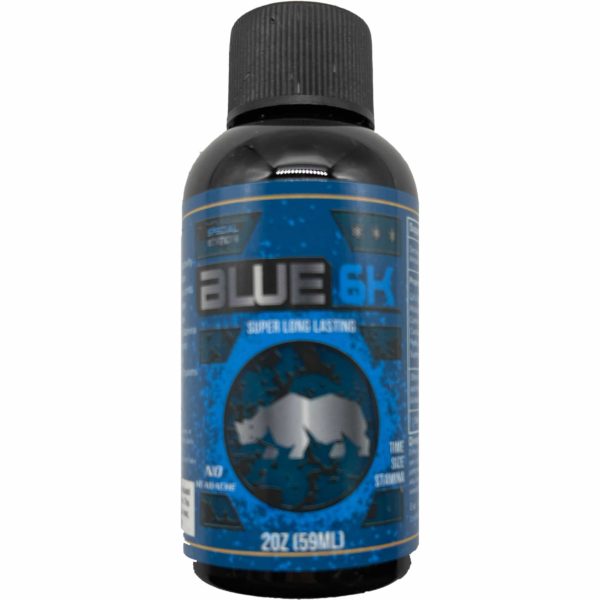 Rhino Blue 6K Sexual Enhancement Drink Bottle