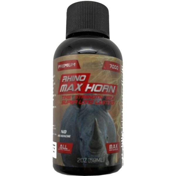 Rhino Max Horn Sexual Enhancement Drink Bottle