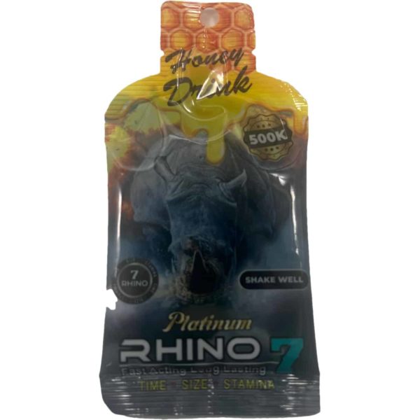 Rhino 7 Premium 500K Sexual Enhancement Honey Drink
