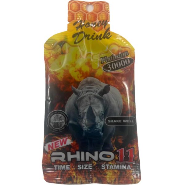 Rhino 11 Platinum 11000 Sexual Enhancement Honey Drink