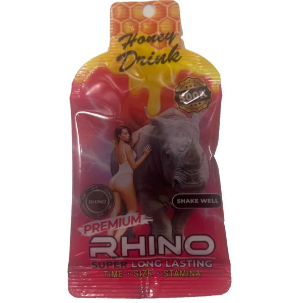 Rhino Premium 500K Red Sexual Enhancement Honey Drink