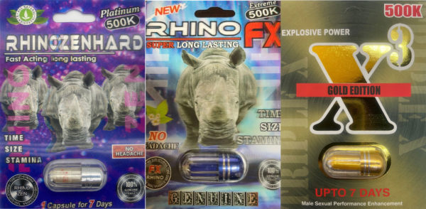 3-Pack 500K Special Edition Rhino Men Sexual Supplement Enhancement Pill